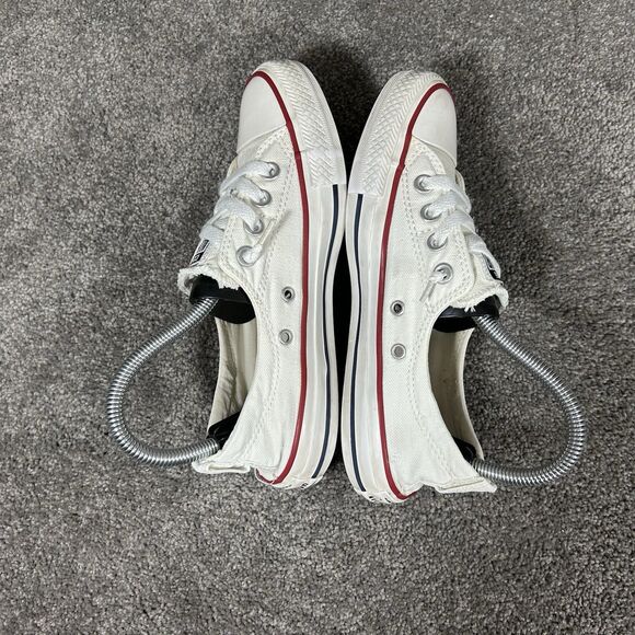 Converse Chuck Taylor All Star Shoreline 537084F Women’s Sz 6.5 White Shoes Used - Picture 7 of 11